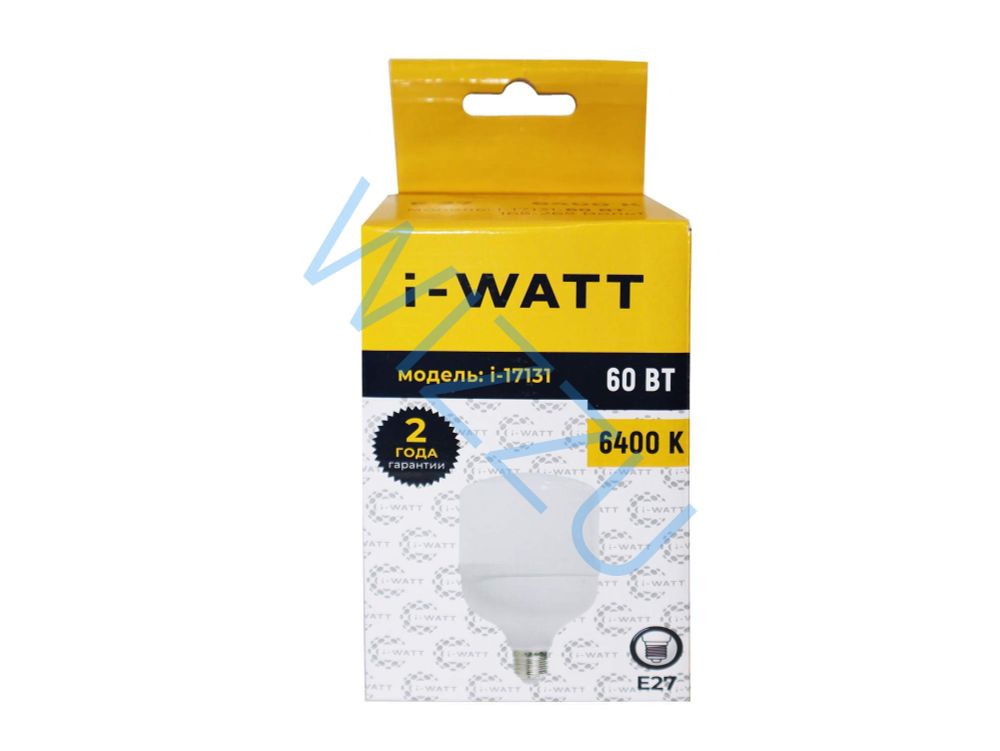 Светодиодная лампа I-WATT i-17131 60Вт 6400К 165-265V T120 E27
