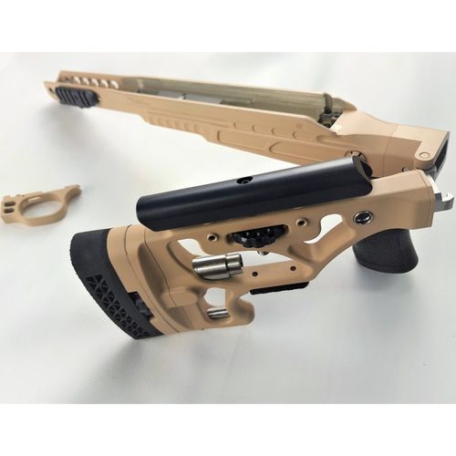 Ложа M12Б (TAN) Бежевый на Blaser R8 Hunter, CNC Guns Custom