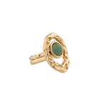Кольцо двойное Possebon Green Quartz 16.5 мм K7158.16/16.5 G/G размер 16,5