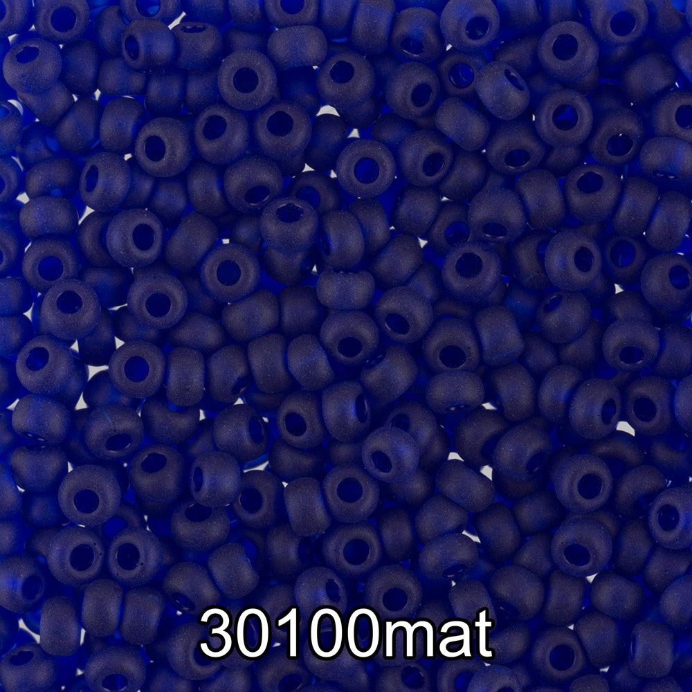 Бисер Preciosa 10/0 (2.3 мм), 500 г, 30100 mat (Ф634) т.васильковый мат. Бисер Preciosa 10/0 (2.3 мм), 500 г, 30100 mat (Ф634) т.васильковый мат.
