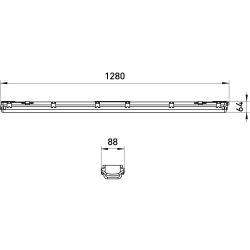 Светильник ЭРА SPP-101-0-002-120 IP65 под 2 светодиодные лампы T8 G13 LED 2x1200 | Линейные IP65 под лампу T8 LED