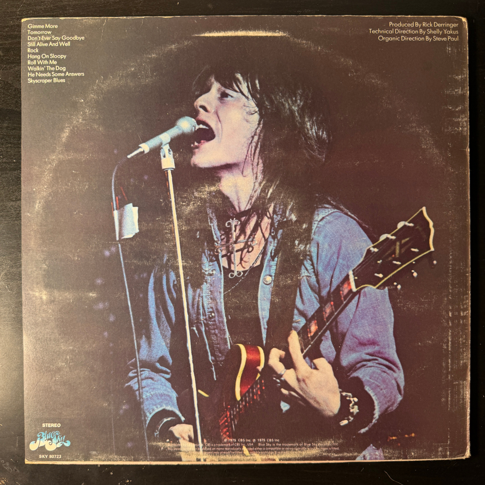 Rick Derringer ‎– Spring Fever (Англия 1975г.)