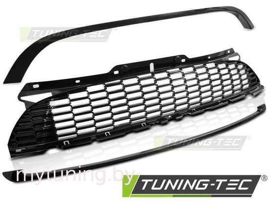 Решетка радиатора MINI COOPER 10-14 R56/57/55 JCW STYLE GLOSSY BLACK