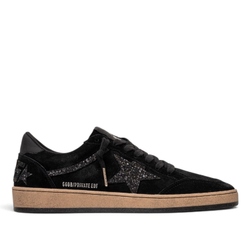 Women's Ball Star Suede Glitter Low-Top Sneakers