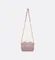 Сумка Dior Box Dior Caro на цепочке светло-розовый