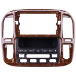 Магнитола для Toyota Land Cruiser 100, Lexus LX470 1998-2002 (климат на ШГУ, рамка дерево) - Teyes CC4PRO монитор 12.3" 2K QLED + рамка 9, Android 13, Быстрейшая, Snapdragon 778G, ИИ, CarPlay, DSP, 4G SIM-слот