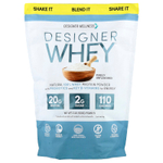 Designer Wellness, Designer Whey, натуральный 100%-ный сывороточный белок, чистый без вкуса, 908 г