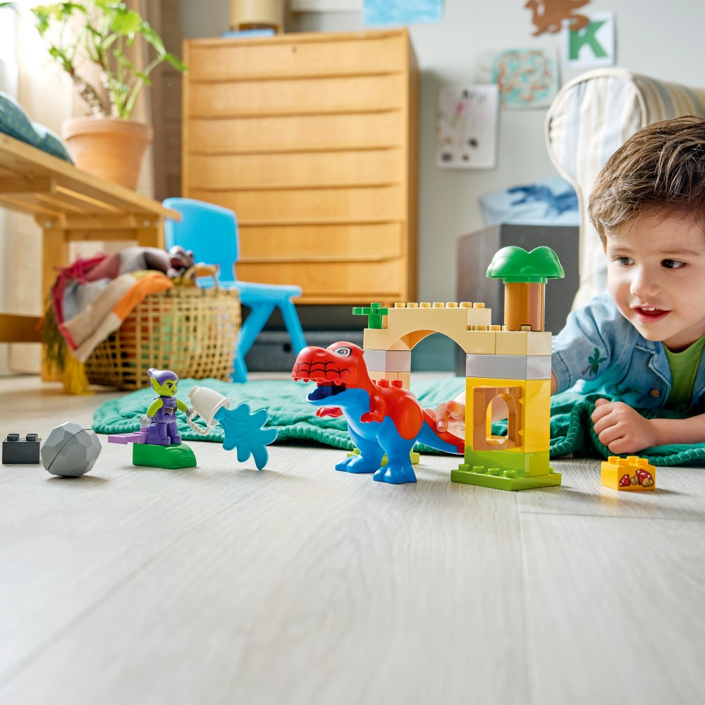 Конструктор LEGO DUPLO Marvel 10463 Дино-Спайди-Рекс и Зелёный Гоблин