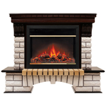 Каминокомплект Real Flame Country 26 AO с очагом Moonblaze Deluxe Brass