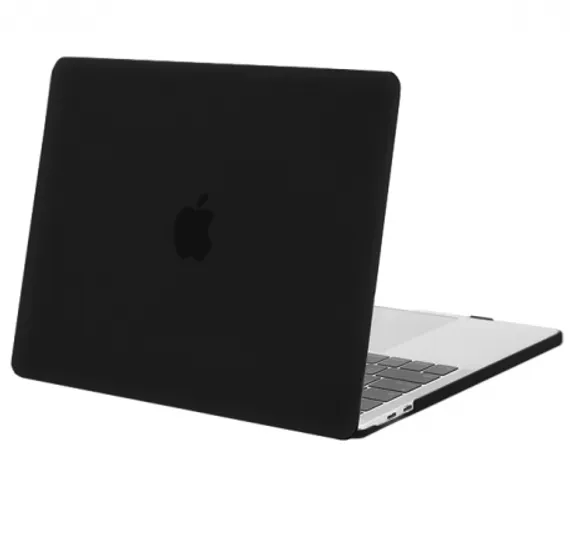 Чехол накладка HardShell для Macbook Pro M1 2020 Черный Black