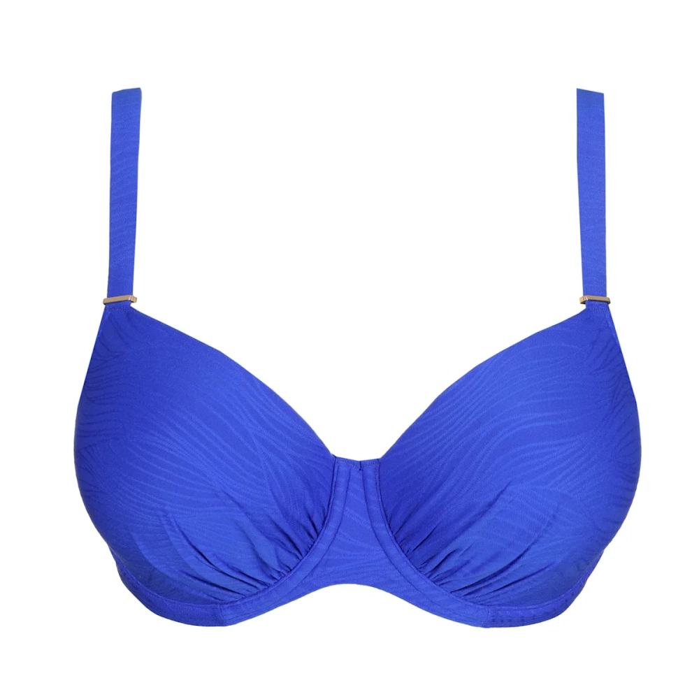 PRIMADONNA Swim Mantas Топ-балконет с поролоновой вставкой, синий электрик