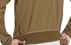 Мужская теннисная кофта Adidas Terrex Xperior Climawarm+ Ventknit Fleece - brown oxide
