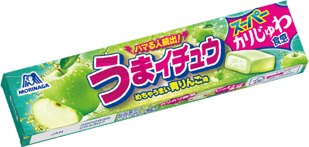 Жевательная конфета Hi-Chew "Зеленое яблоко" - Morinaga, Япония