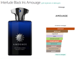 Interlude Black Iris Amouage 100ml (Коробка парфюма без слюды, парфюм новый, распаковка для фото)