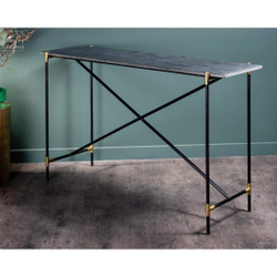 Столик Console black marble Консольный столик Objet de Curiosite Черный