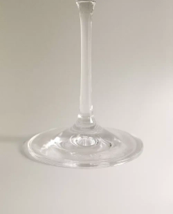 ZARA HOME БОКАЛ ИЗ СТЕКЛА BOHEMIA CRYSTAL С ВОЛНИСТЫМ РЕЛЬЕФОМ, ПРОЗРАЧНЫЙ