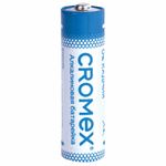 Батарейки алкалиновые "пальчиковые" КОМПЛЕКТ 40 шт., CROMEX Alkaline, АА (LR6,15А), в коробке, 455594