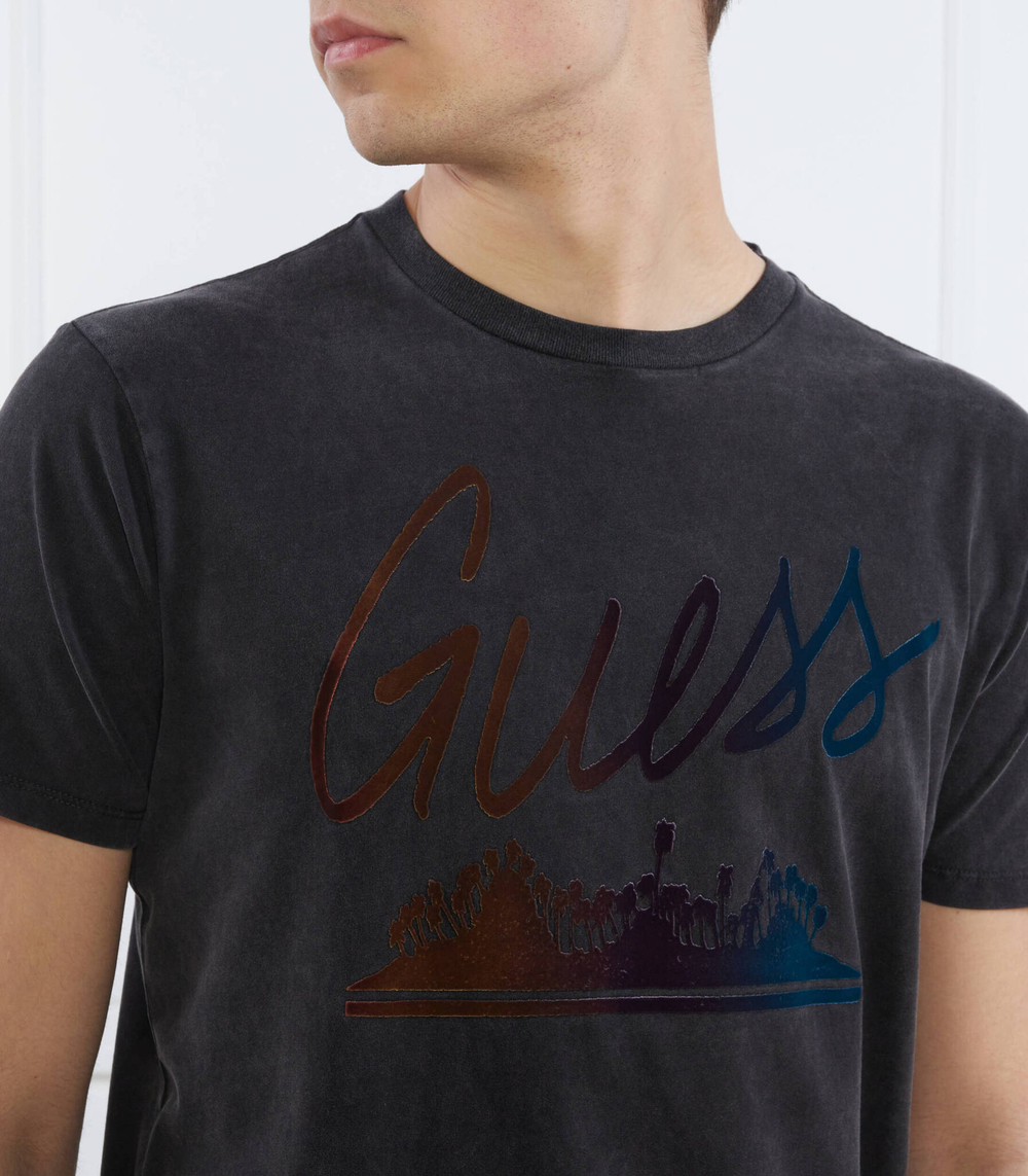 Футболка SS BSC GUESS ISLAND GUESS - черный(M3GI48 KBDL0)