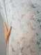 Кружевное эластичное полотно, маки, айвори 004