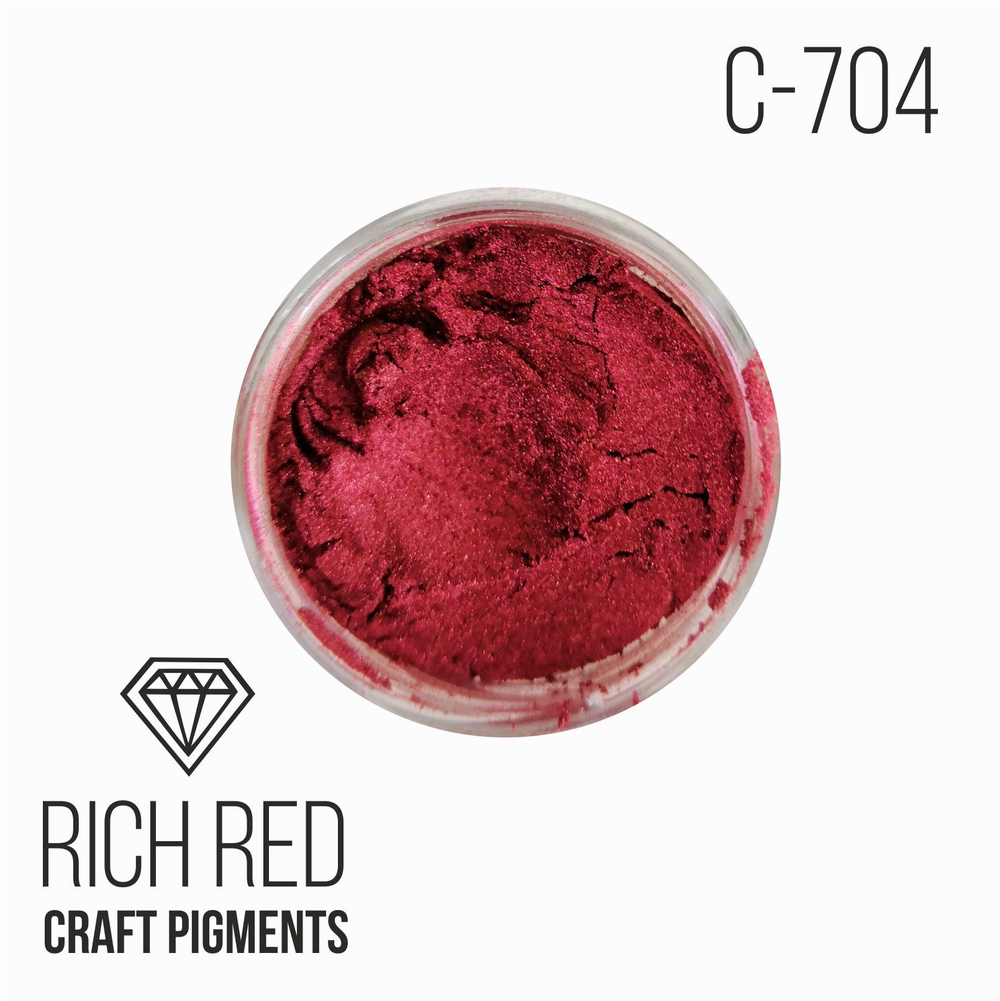 CraftPigments "Rich Red", Роскошный красный 25мл