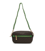кожаная сумка через плечо 2в1 jet set logo Michael Kors - зеленый(32R3GJ6C4L)