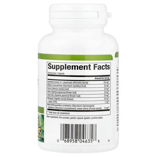 Natural Factors, Eye Factors® с лютеином, 90 капсул