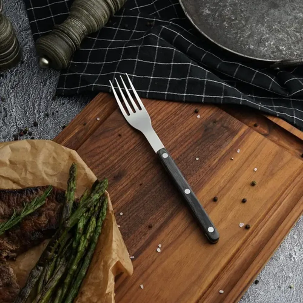 Вилка столовая для стейка 21,3 см "Garwin" Pakka Wood P.L. Proff Cuisine