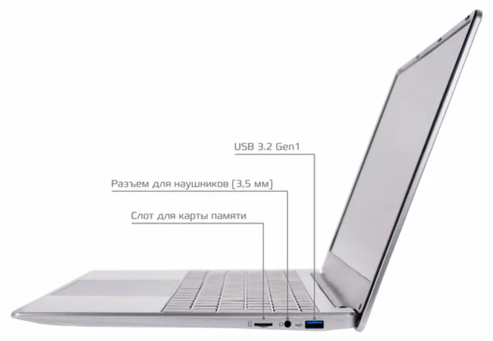 15.6" Ноутбук M1 R5 Pro (1920x1080, AMD Ryzen 5 4500U, RAM 20ГБ, SSD 256ГБ, AMD Radeon Graphics, Win 11 Pro)