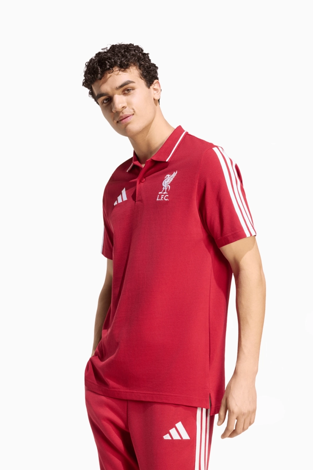 Футболка adidas Liverpool FC 26/27 DNA Polo - красный