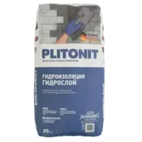 Гидроизоляция цементная Plitonit ГидроСлой 20 кг