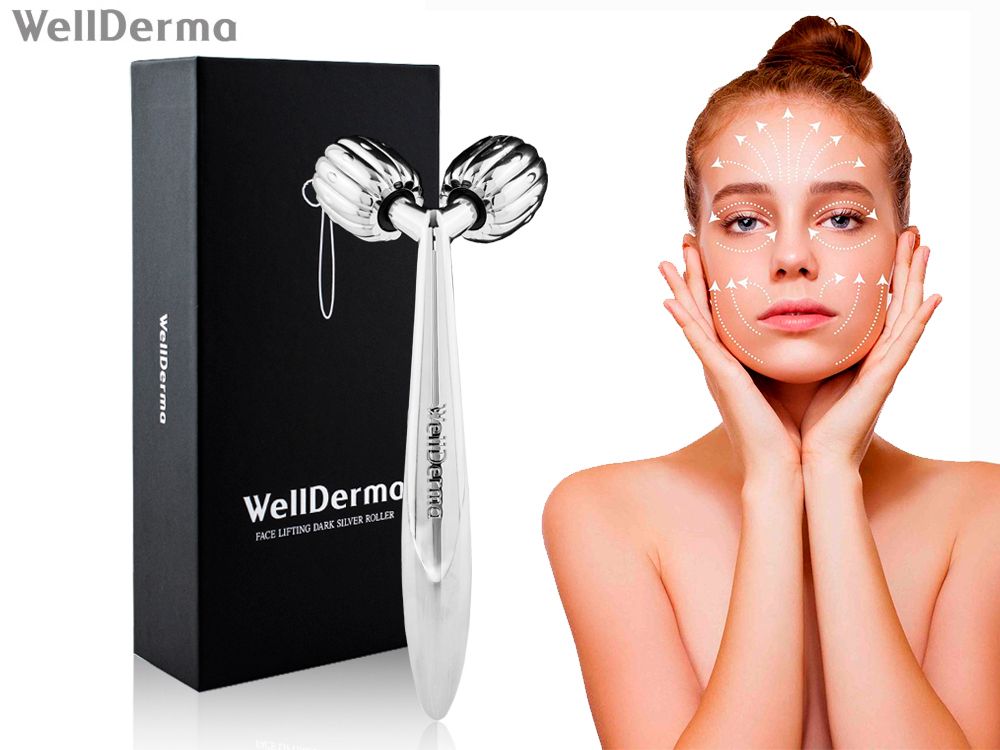 WellDerma Face Lifting Dark Silver Roller