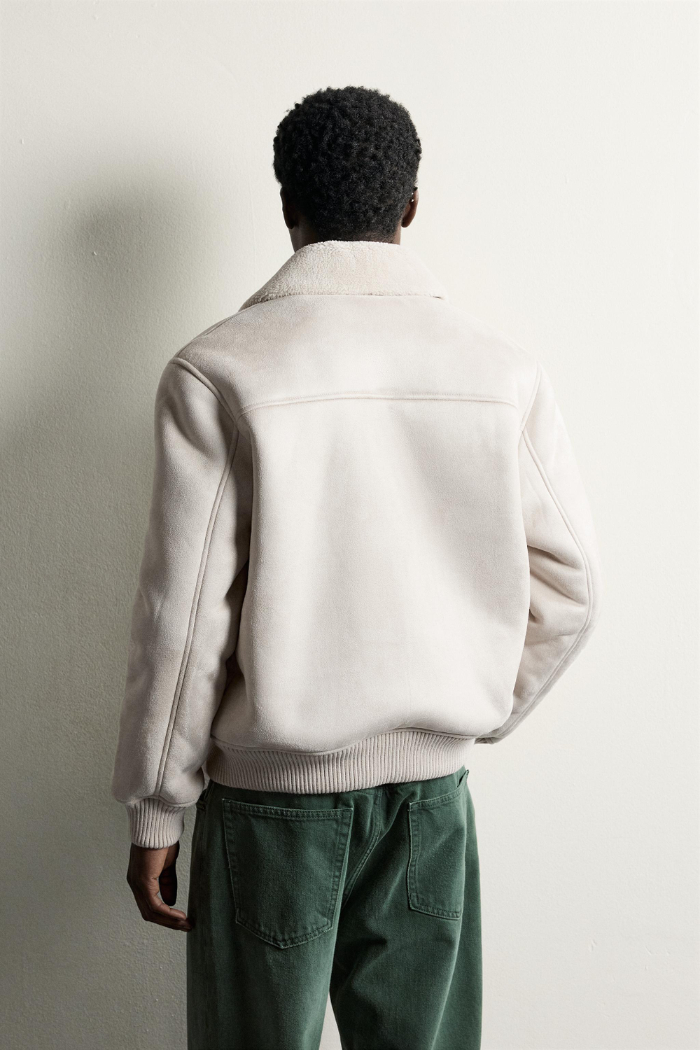 КУРТКА ИЗ ИСКУССТВЕННОЙ КОЖИ С ОВЧИНОЙ — ZARA