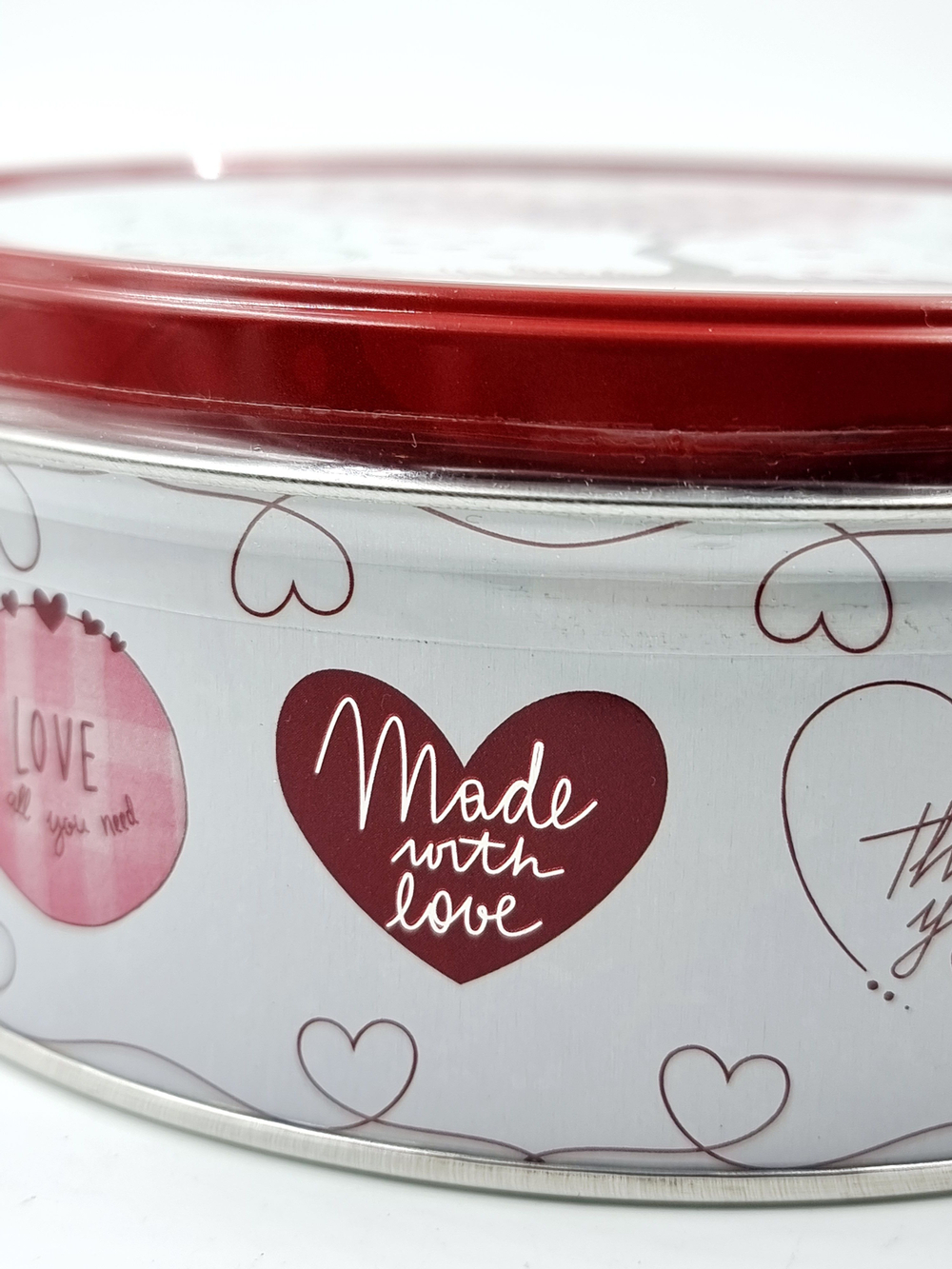 Песочное печенье с маслом Butter Cookies "Hearts/Сердечки на дереве", 2 жестяные банки по 150 г (Дания)