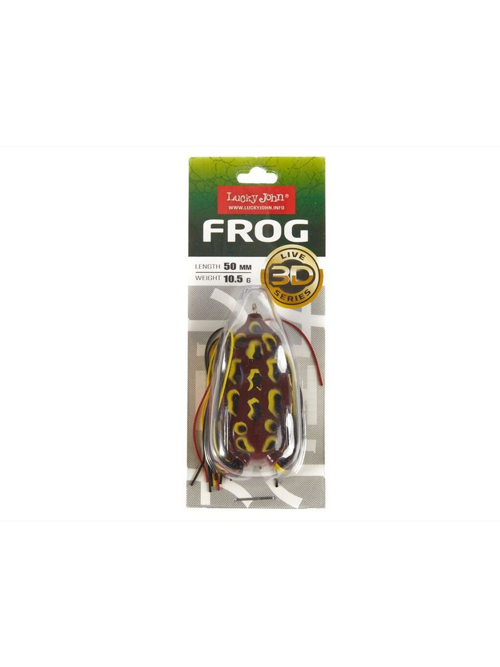 Приманка мягкая LJ 3D Series FROG 2.6in (06.50)/001 1 шт. в упак.