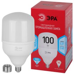 Лампа светодиодная POWER ЭРА RED LINE LED T140-100W-4000-E27/E40 R 100Вт колокол нейтральный белый свет E27/E40 | Лампы cветодиодные POWER