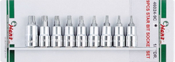 Набор торцевых головок TORX 1/2" Hans, 46024-9C