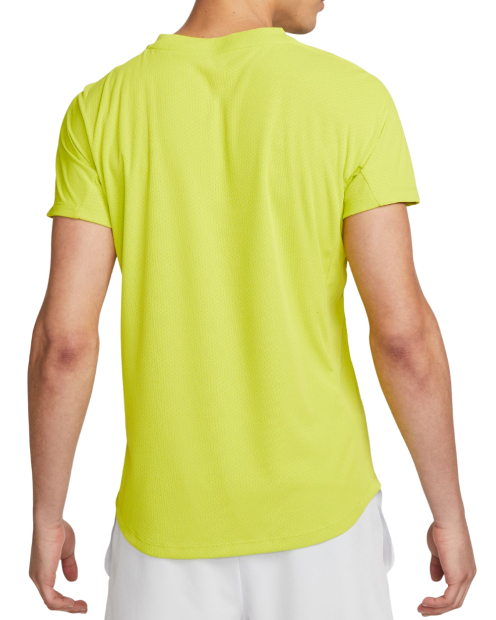 Мужская теннисная футболка Nike Court Dri-Fit Advantage Rafa Top - bright cactus/white