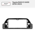Переходная рамка 12.3" и комплект проводов для Toyota RAV4 5 XA50 2018-2023