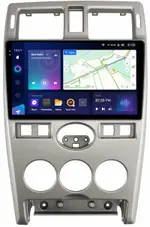 Магнитола для Lada Priora 2007-2013 (рамка серебро тип 2) - Teyes CC3-2K монитор 9.5" 2K QLED на Android 10, Быстрая, CarPlay, 4G SIM-слот