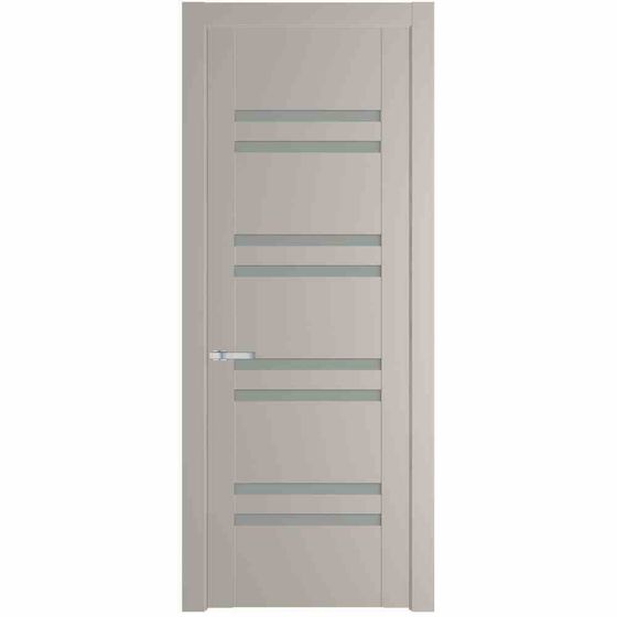 Межкомнатная дверь эмаль Profil Doors 1.6P сэнд стекло матовое