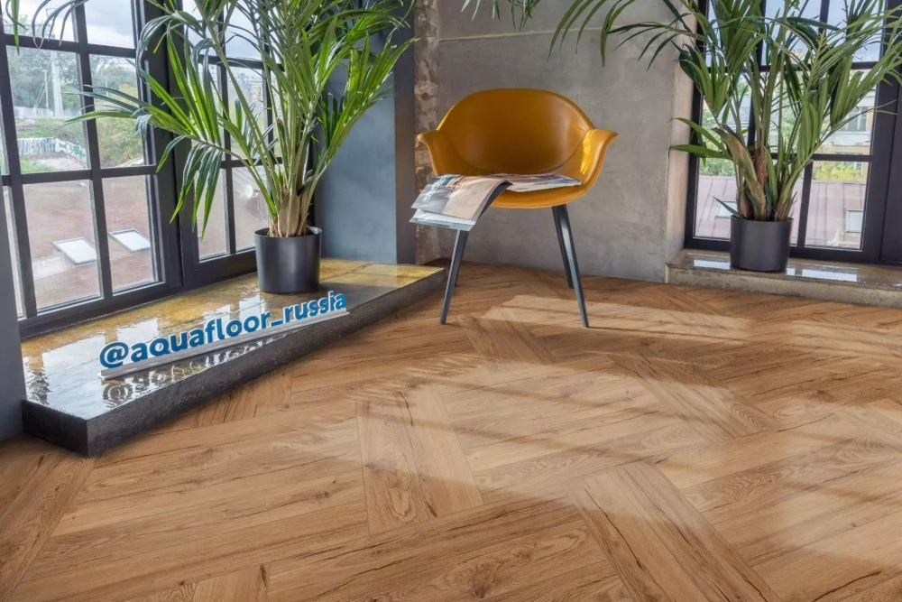 Кварцвиниловая плитка Aquafloor Parquet Glue AF2507PG