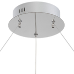 Citilux Чезаре CL338181 LED Люстра хрустальная с пультом Хром