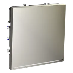 Выключатель одноклавишный с подсветкой Voltum S70 Шелк VLS010204