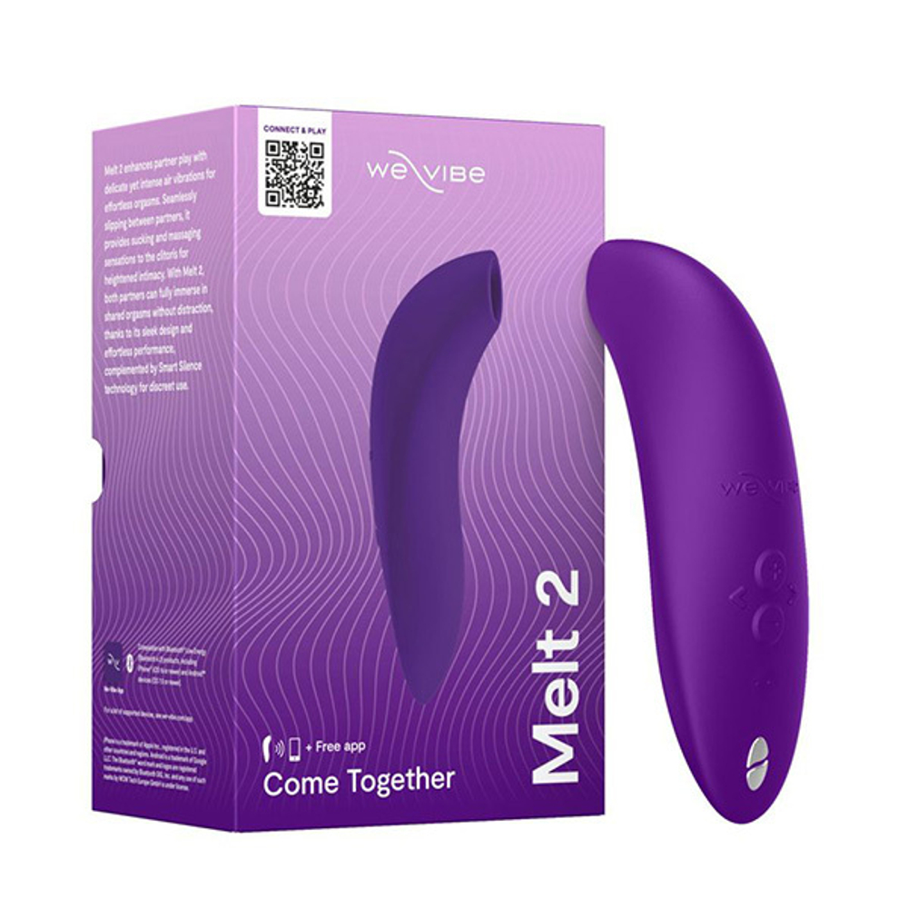 Фиолетовый бесконтактный клиторальный стимулятор We-Vibe Melt 2 Violet SNEL2SG4