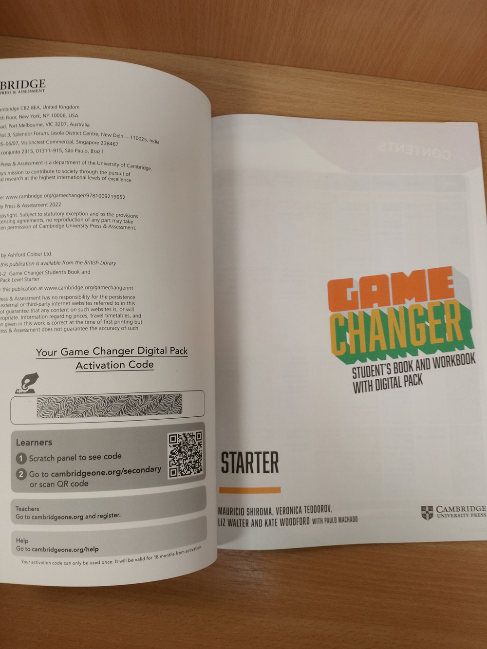 Game Changer Starter Student's Book and Workbook with Digital Pack