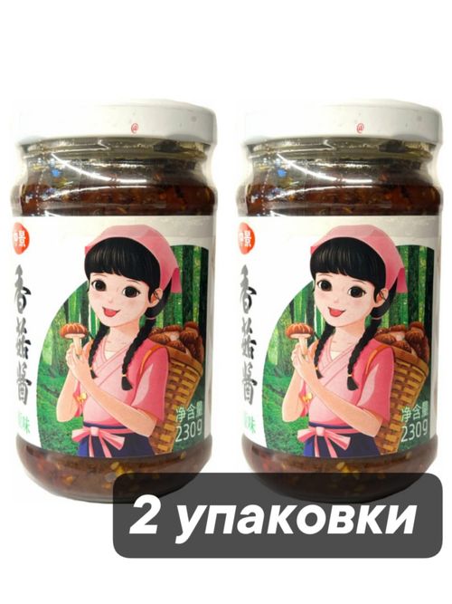 Грибной соус Zhongjing из шиитаке острый 230 г x 2 шт