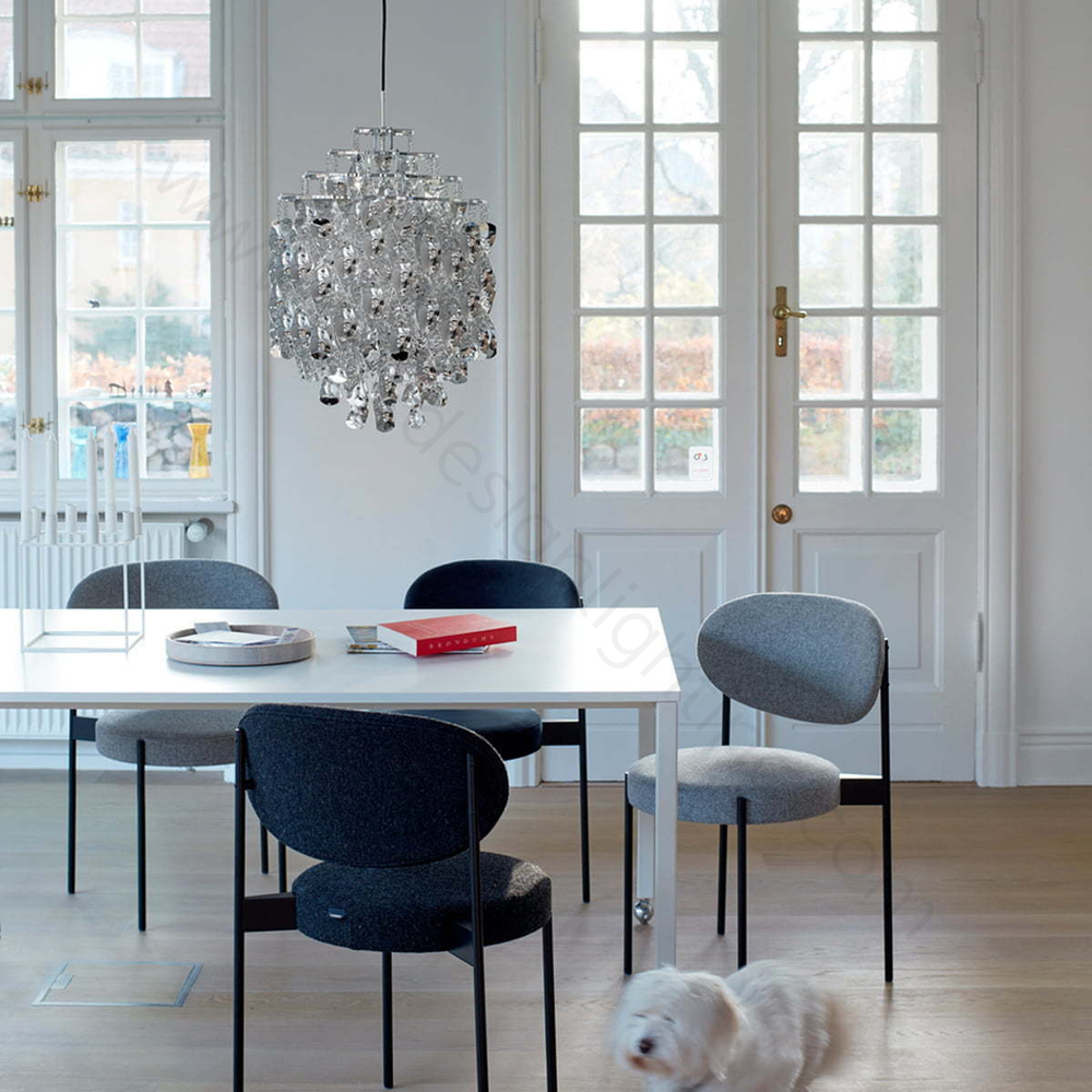 Pendant design lamp  Spiral SP01 by Verpan Panton (Gold)