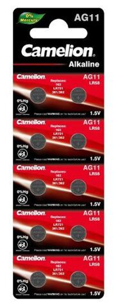 Camelion AG11 BL10 362 SR-721 уп.100