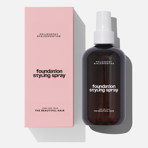 PHILOSOPHY BY ALEX KONTIER  FOUNDATION STYLING SPRAY  Спрей-основа для быстрой укладки на брашинг средней фиксации