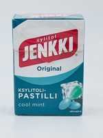 Пастилки с ксилитом Jenkki Original Сool Mint Прохладная мята 80 г (из Финляндии)